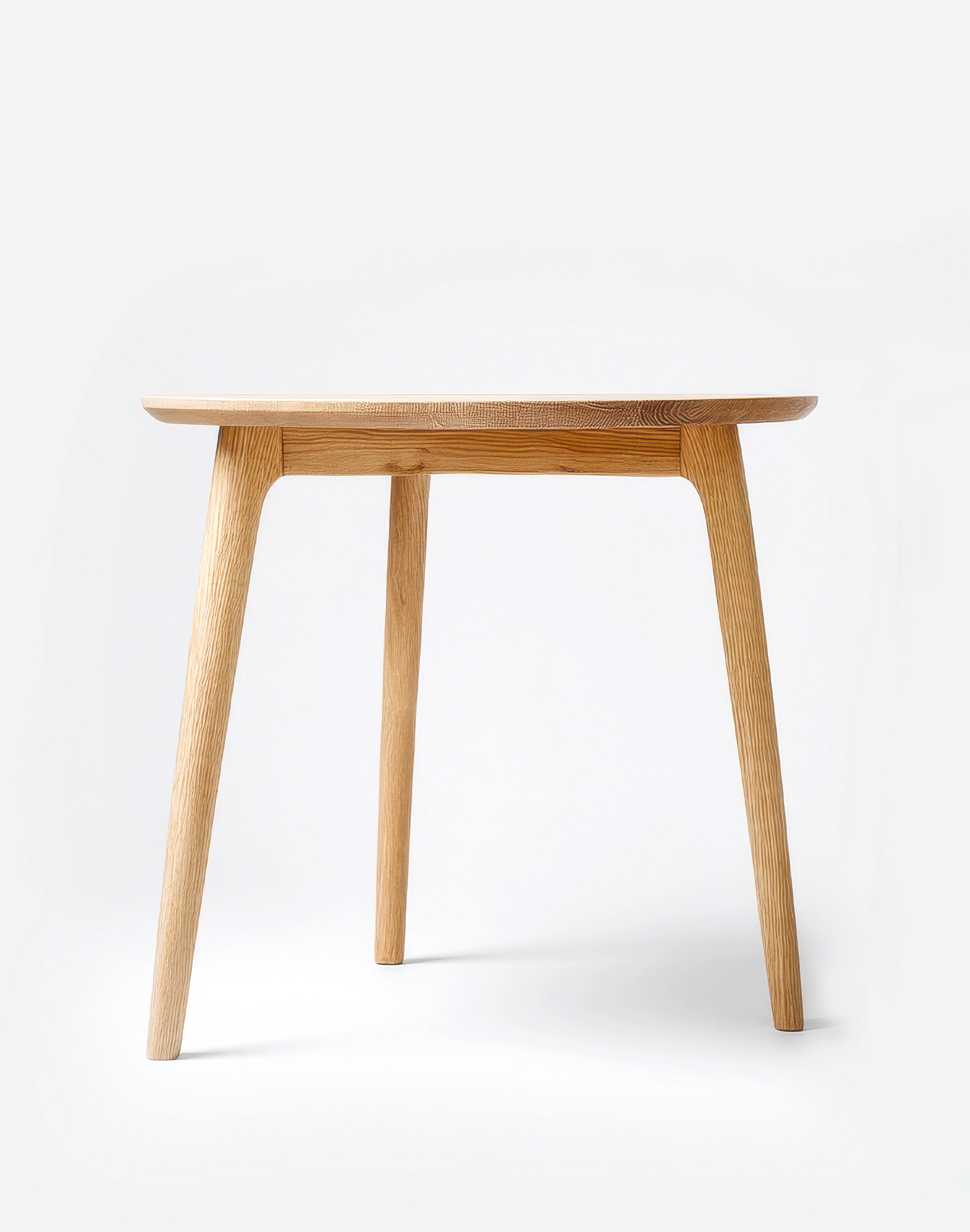 Modern wood table and chair